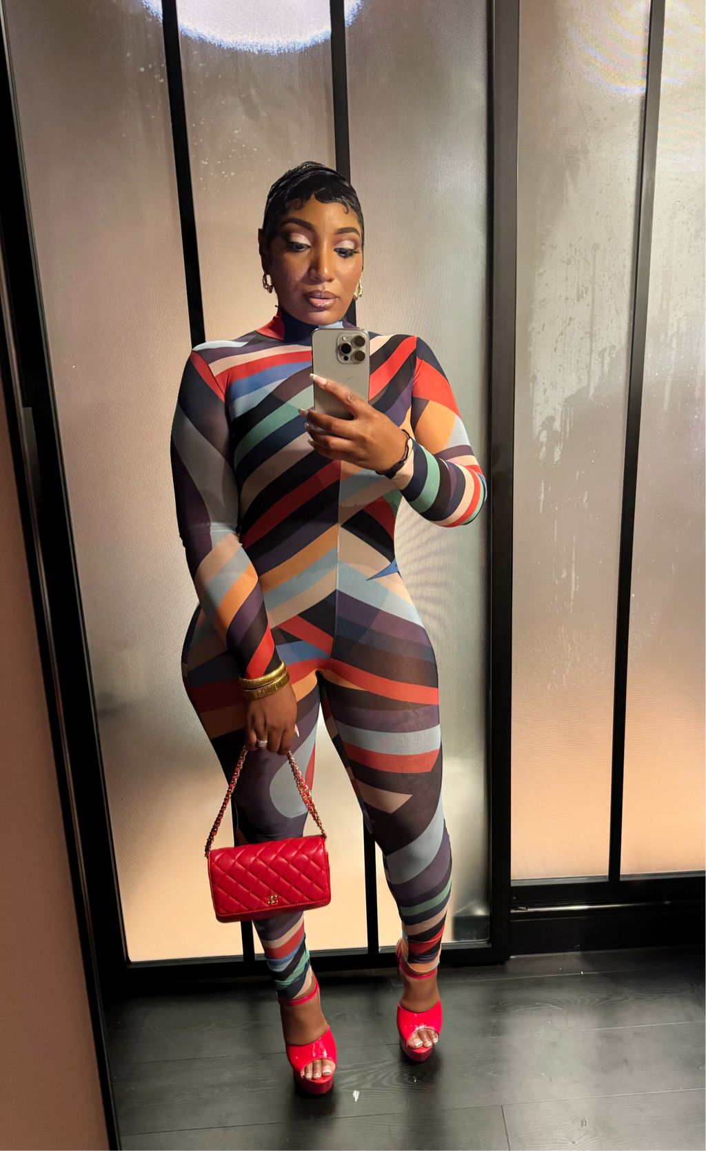 Color Block Jumpsuit