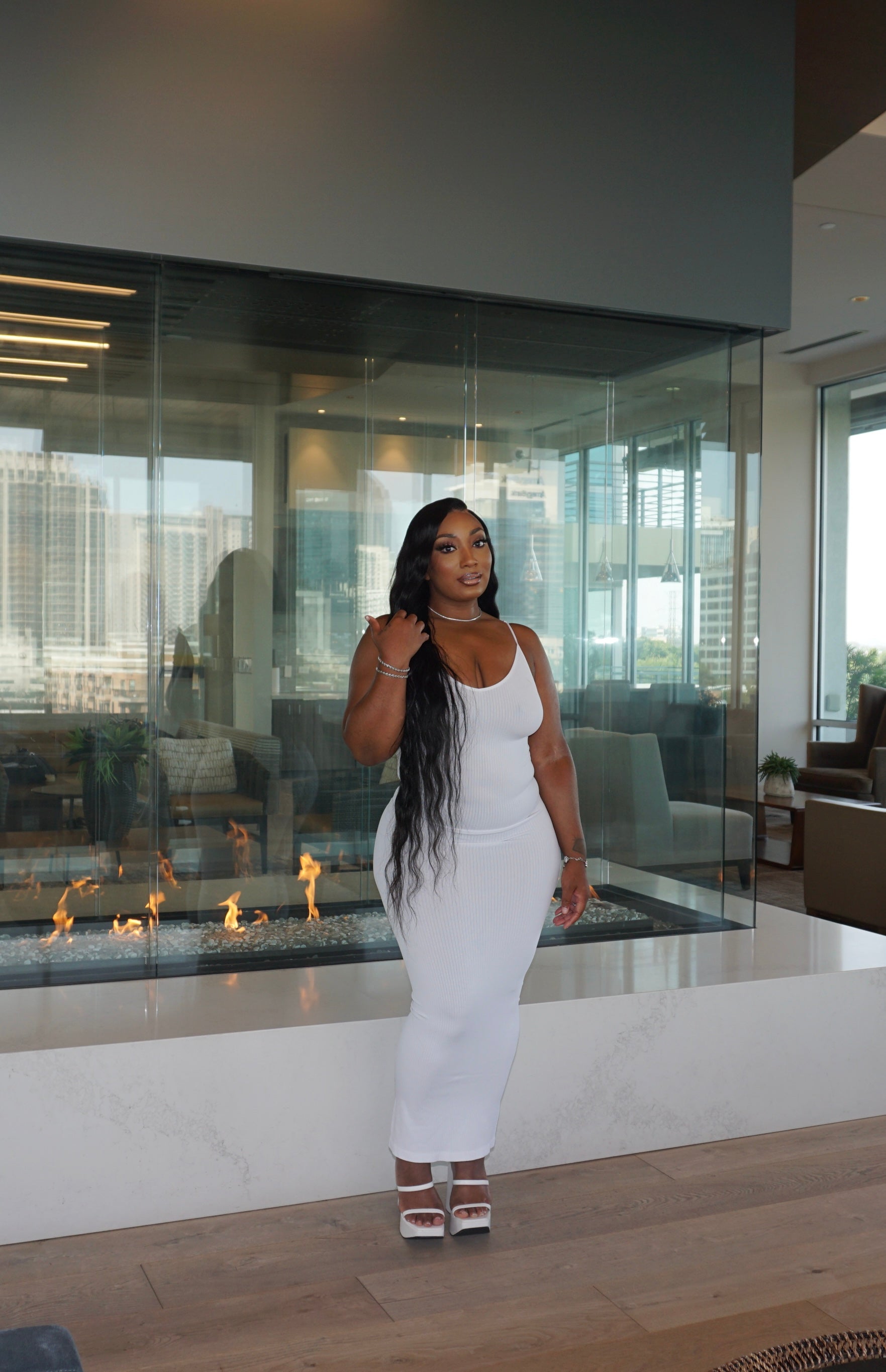 Ribbed Bodycon Maxi Dress