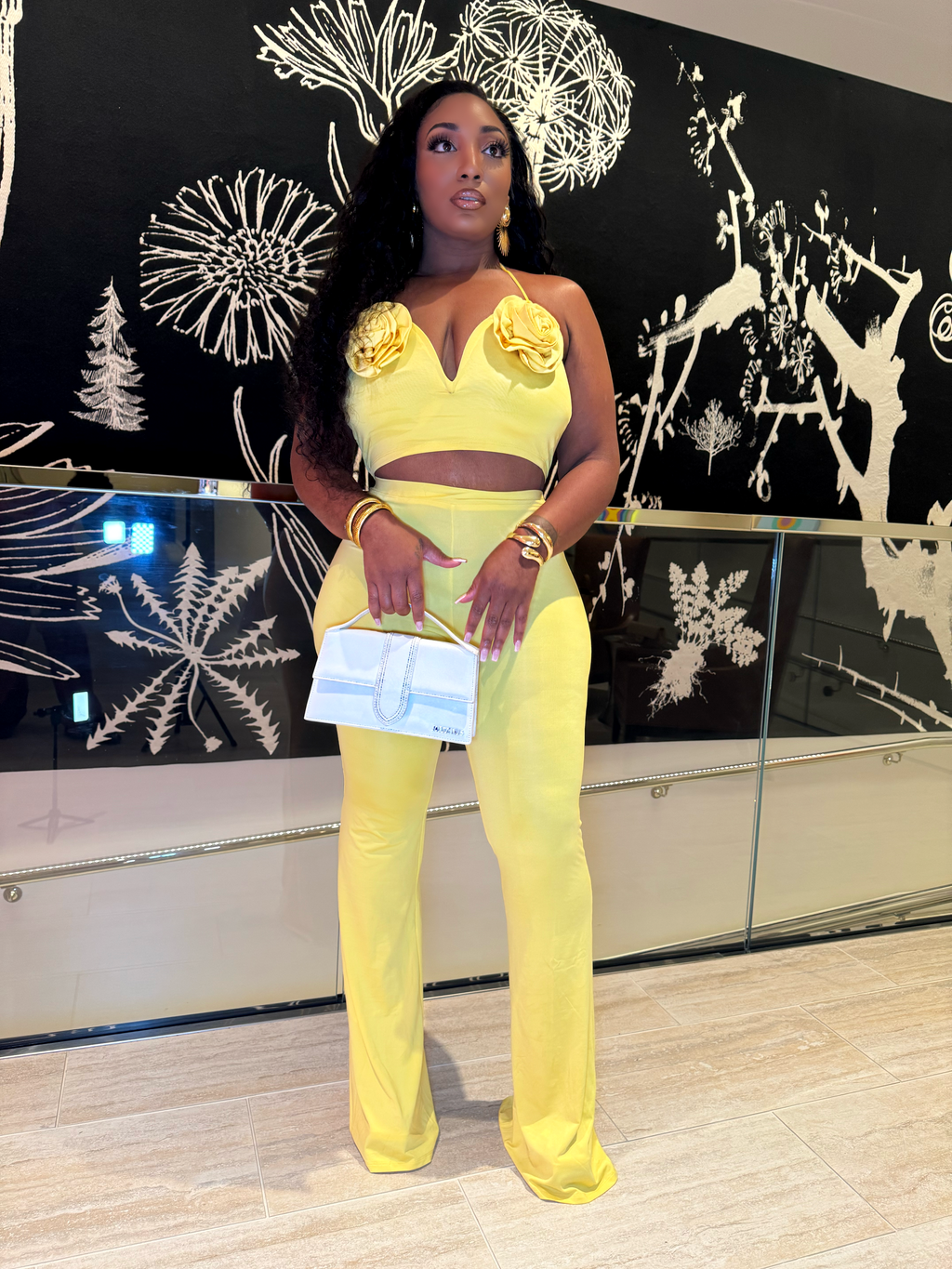 Flower Bomb Pants Set