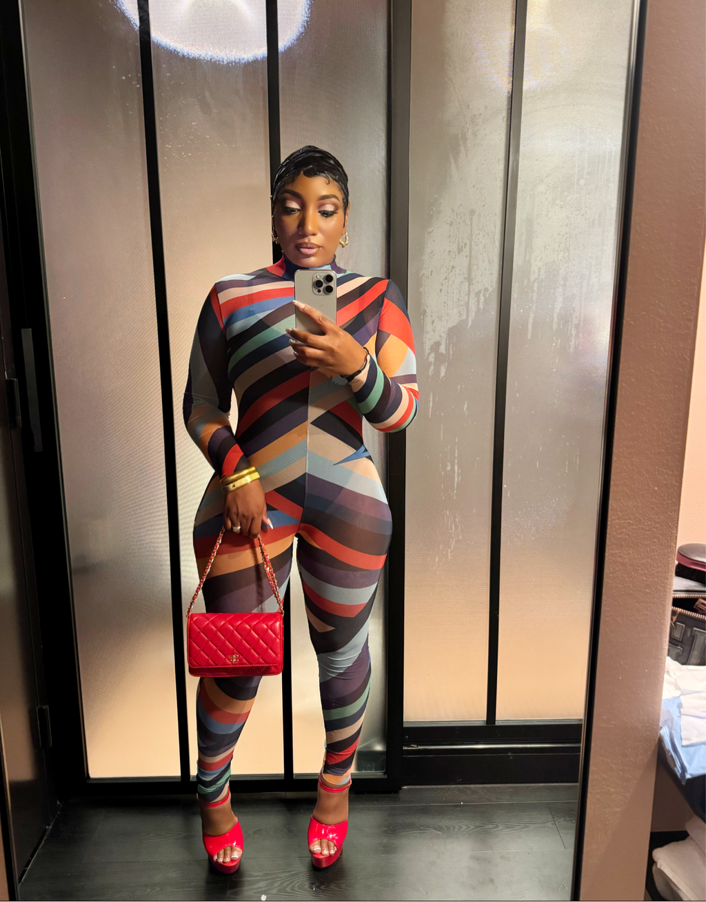 Color Block Jumpsuit