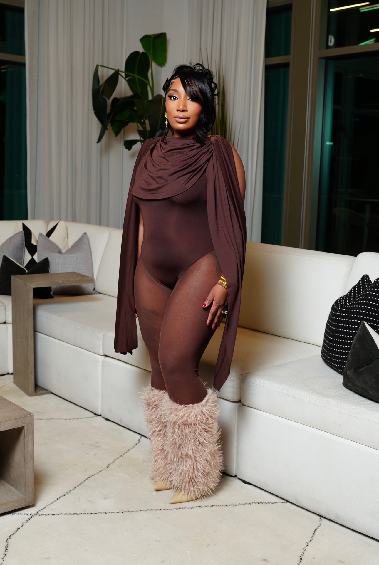 ANGELIC JUMPSUIT (BROWN)