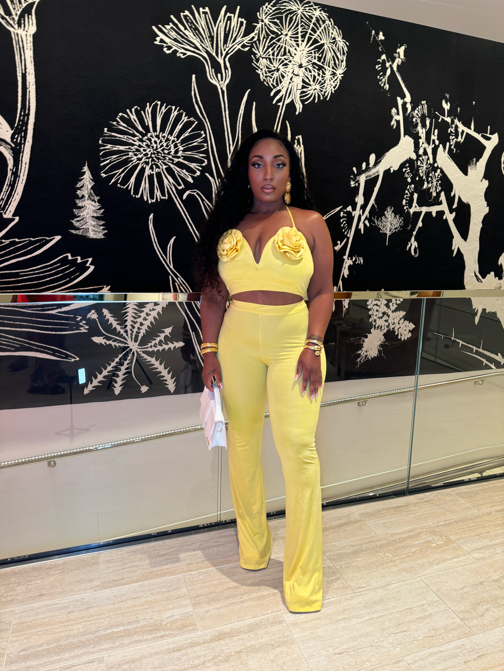 Flower Bomb Pants Set