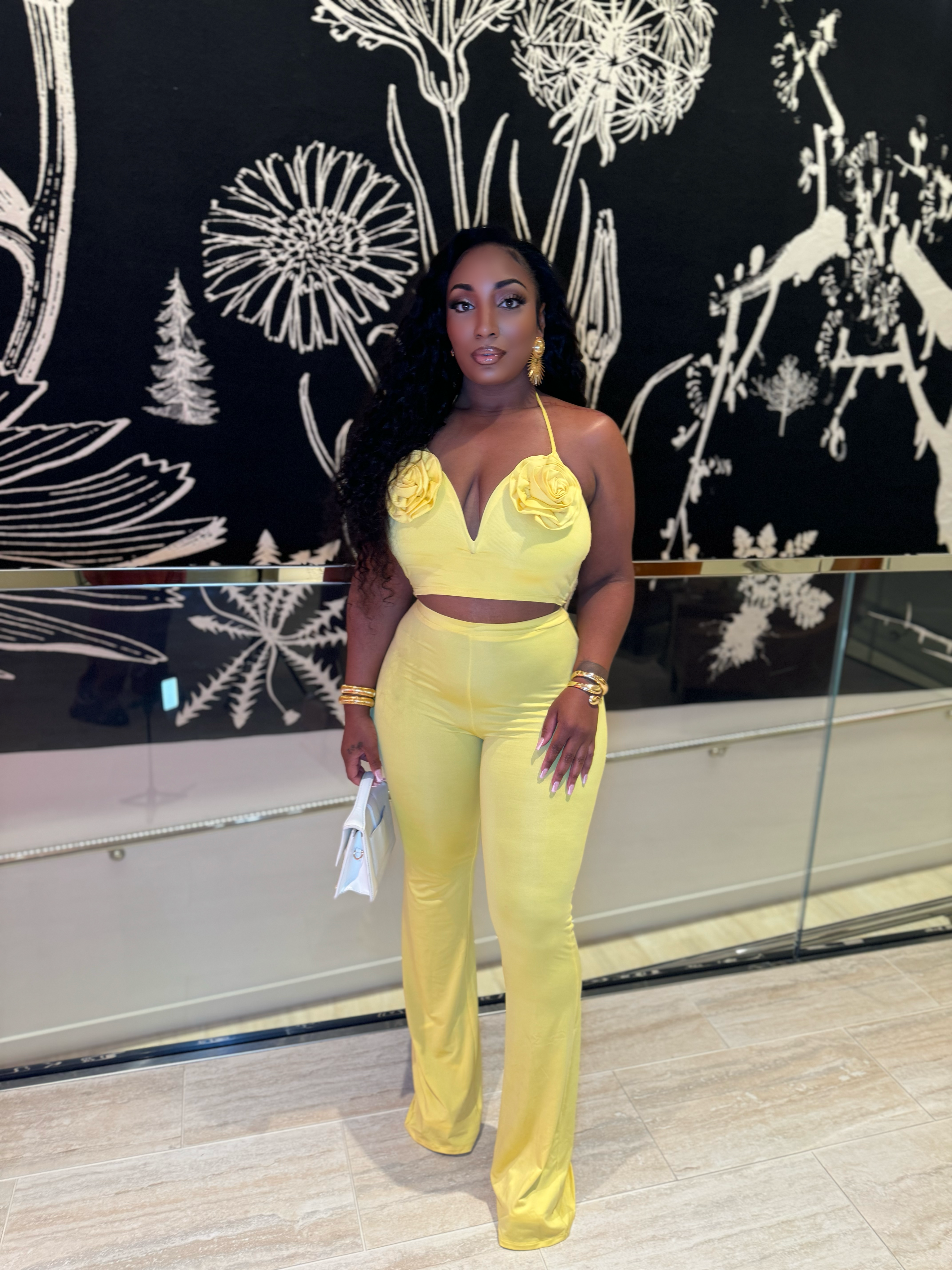 Flower Bomb Pants Set